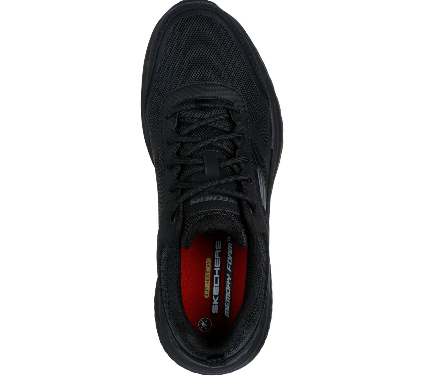 Lace Up<SKECHERS Work: Street Treader BLACK