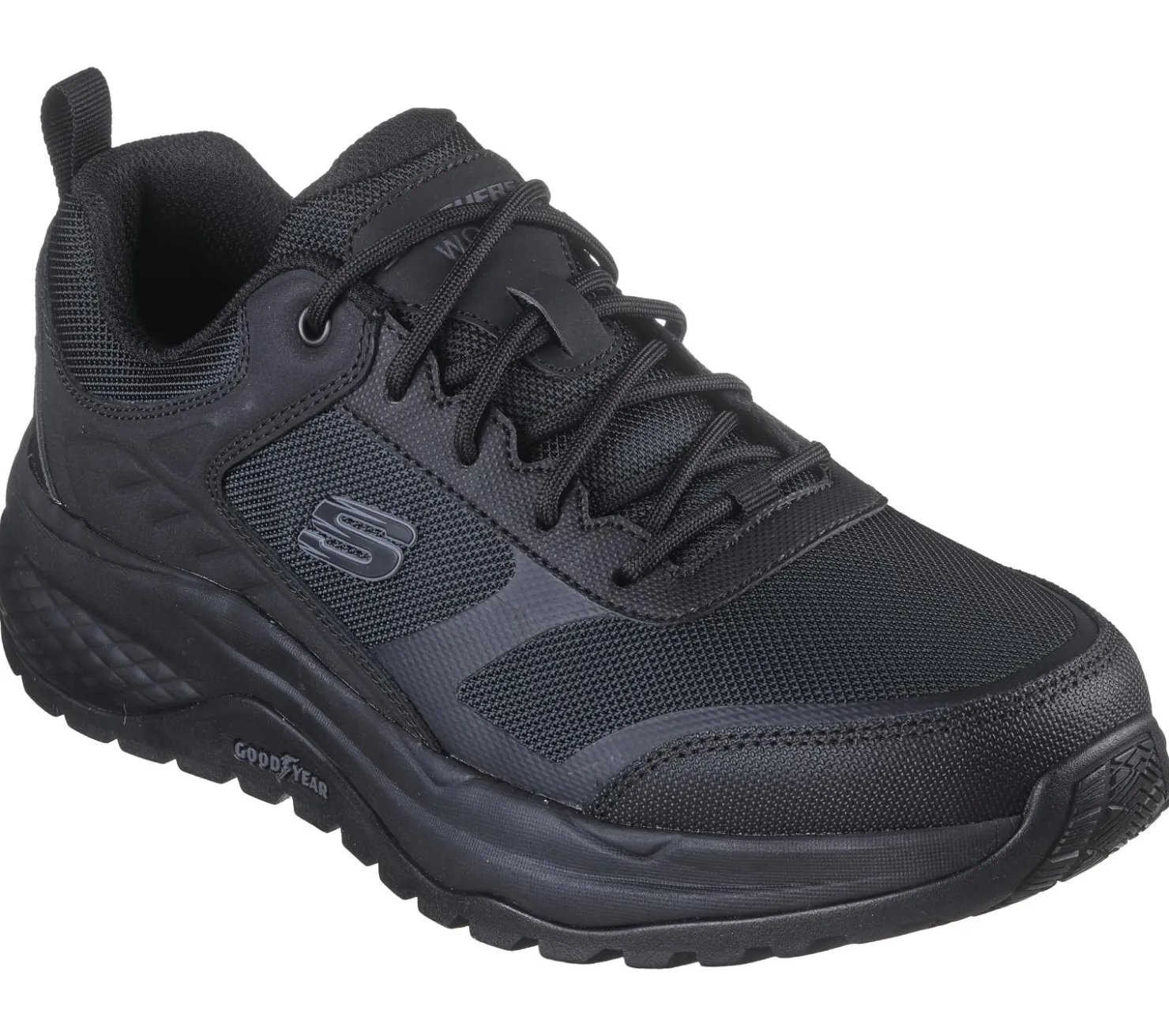 Lace Up<SKECHERS Work: Street Treader BLACK