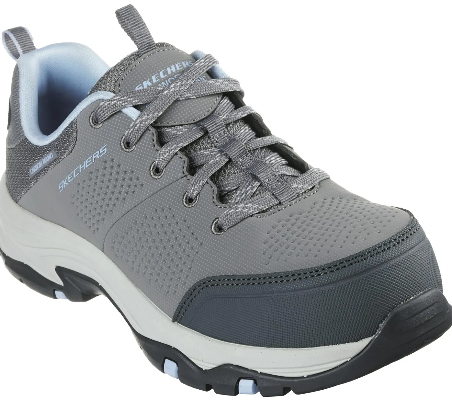 Work & Safety<SKECHERS Work: Trego - Astallet CT GRAY / AQUA